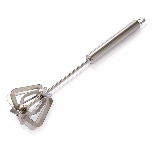 Stainless Steel Hand Push Whisk Blender Deluxe