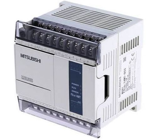 Digital Input Din Rail Mounting Type Mitsubishi Fx1n-14mt Plc With 90mm Length