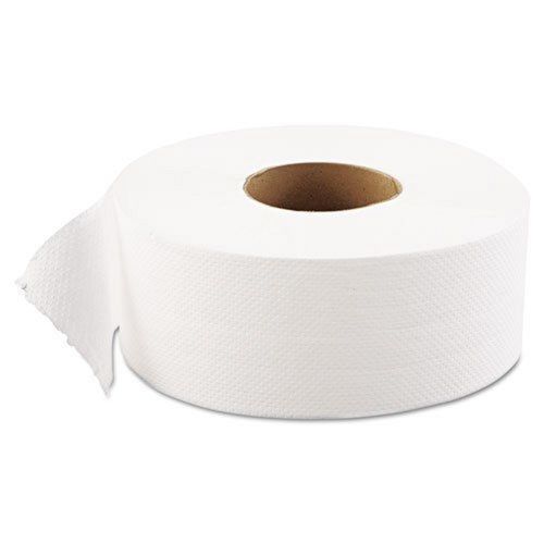 Disposable 15 Gsm Recycled Paper White Jumbo Roll Tissue (Jrt) For Hotel Size: 10X22 Cm