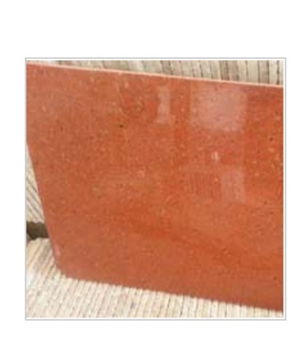 ब्राउन इको फ्रेंडली टिकाऊ आकर्षक लुक और पॉलिश फ़िनिश लाखा रेड ग्रेनाइट स्टोन