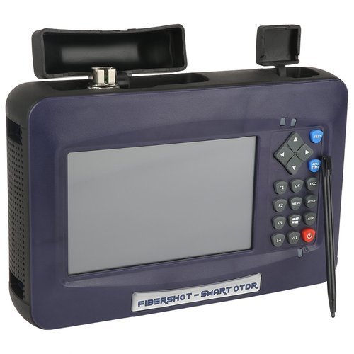 Fibershot D-35 OTDR - Plastic Material, Industrial Size Specifications, Navy Blue Color, 35dB Dynamic Range, Touch Screen Display