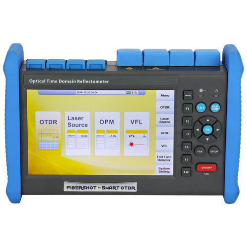 औद्योगिक उपयोग के लिए प्लास्टिक ग्रे और ब्लू OTDR ऑप्टिकल टाइम डोमेन रिफ्लेक्टोमीटर