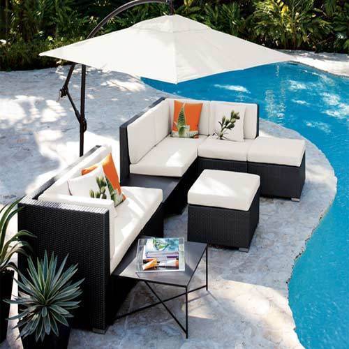 Outdoor Swimming Poolside Furniture Chairs Deck Lounger Set No Assembly Required