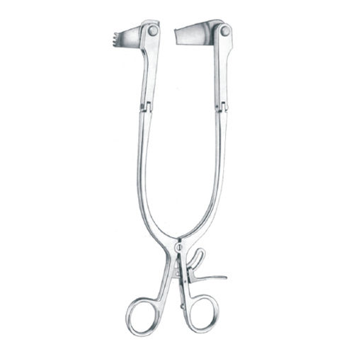 Stainless Steel Cloward Type Forceps For Hospital Use With Size 25cm And Polished Finish