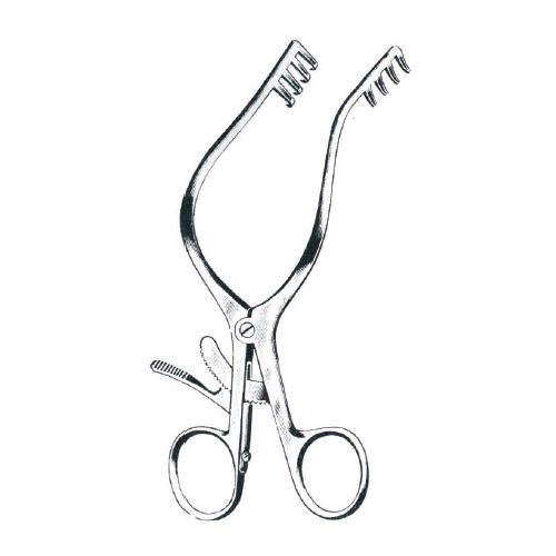 Manual Stainless Steel Mollison Forceps For Hospital Use With Size 15Cm And Polished Finish