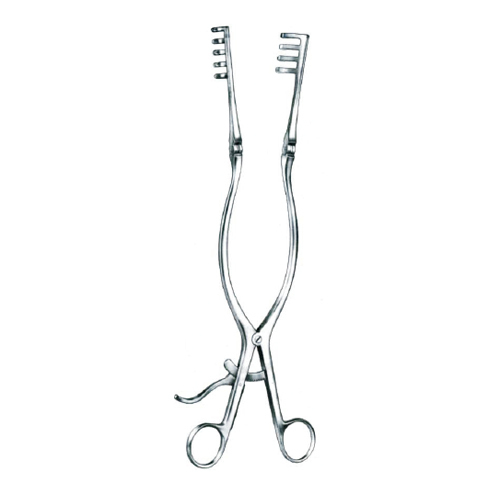 Stainless Steel Surgical Adson Clamp - Operating Type: Manual