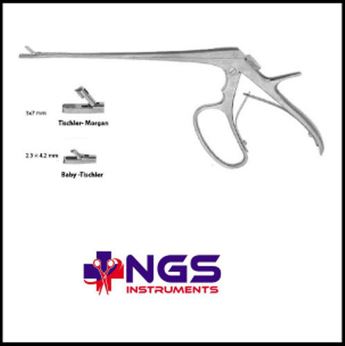 Manual Stainless Steel Tischler Biopsy Forcep For Hospital Use With 9.25Inch Size And Polished Finish