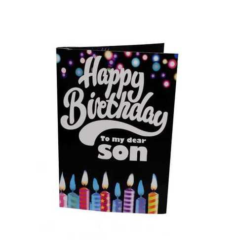 Multi Color Ttc - Musical Birthday Greeting Singing Card For Son