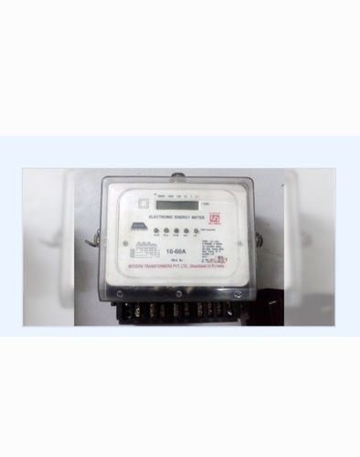 300 to 400 gram Weight Three Phase Electronic Energy Meter with 1 Year Warranty