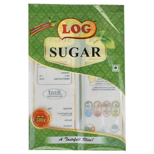 500 Gram Capacity Sugar Packaging Flexible Printed LDPE Plastic Pouch For FMCG Industry