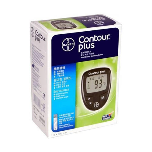 Bayer Contour Plus Black Glucometer