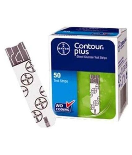 Bayer Contour Plus Blue Glucometer With 25 Test Strips &Amp; 5 Lancets