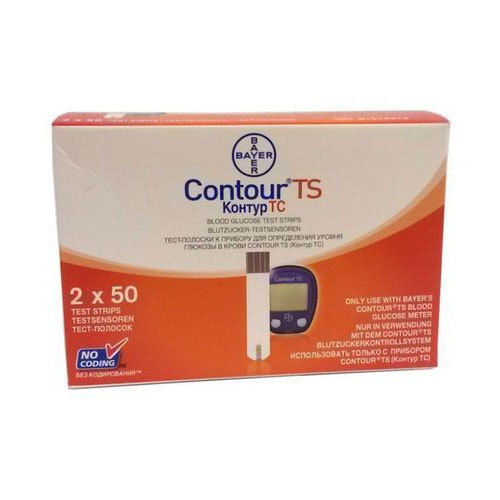 Bayer Contour Ts 50 Glucometer Test Strips