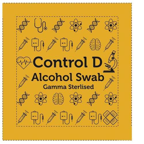 Control D 100 Alcohol Swabs (Pack Of 2)