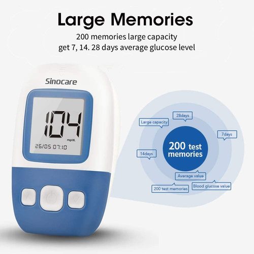 Control D 400 Pcs 30 Gauge Blue Stainless Steel Glucometer Lancet Set