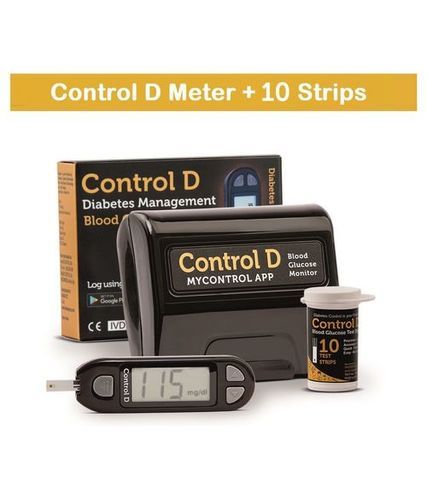 Control D Glucometer Kit with 10 Strips (Pack of 3)