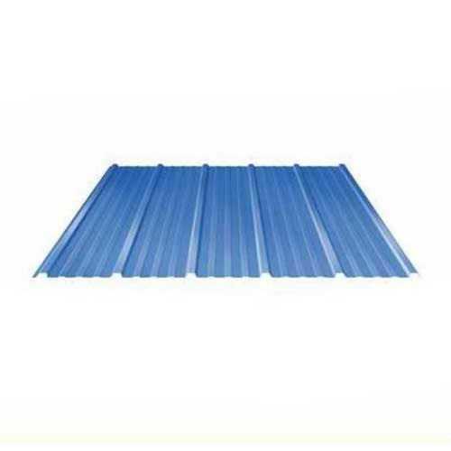 Plain Corrosion Proof Rectangular Galvanized Color Coated Metal Roofing Sheets 