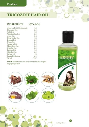 Herbal Tricozest Hair Oil
