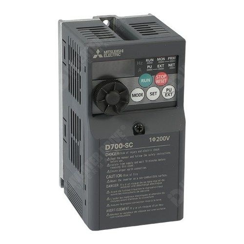 Black High Speed Mitsubishi-D720S-Size1A-1-Ec Inverter Drive Speed Controller