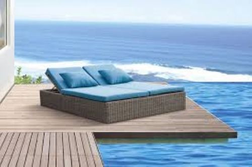 Outdoor Swimming Poolside Furniture Chairs Deck Lounger Set No Assembly Required