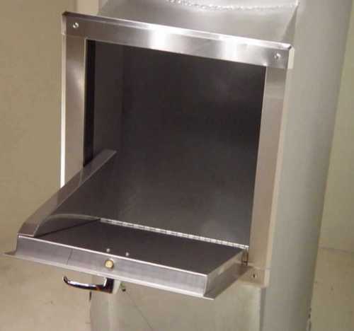 Stainless Steel Silver Polished Environment Friendly Garbage Chutes for Commercial Use