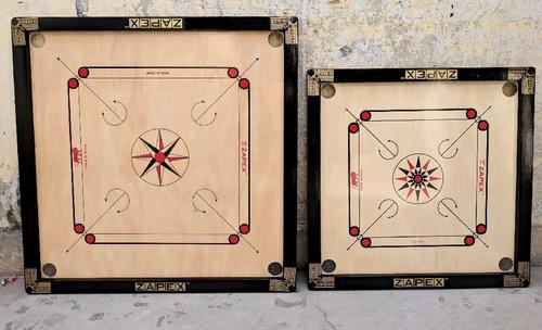 120mmx120mm Rdm Brown Wooden Carrom Board For Indoor Game