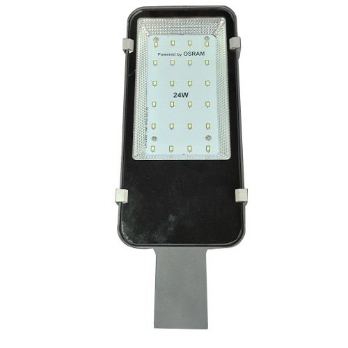 LED Street Light - 24W, Aluminium, Cool White 6500K, 110 Lumens/Watt, IP65 Rated | Efficient Lighting Solution for Outdoor Use