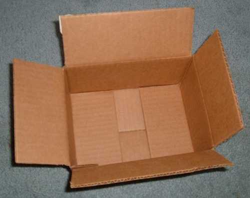 Light weight Moisture Proof Rectangular Brown Card Board Boxes for Packaging