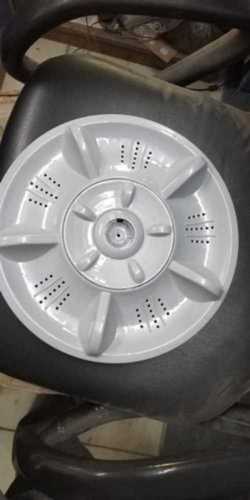 Round Washing Machine Pulsator In Plastic Material And White Color