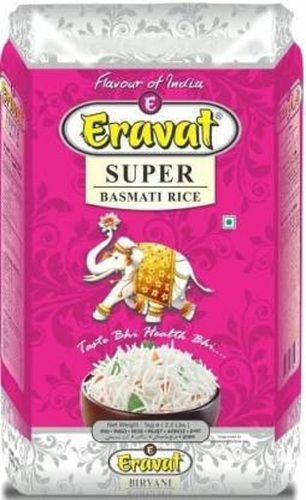 Unpolished Medium Grain Eravat Super Dried White Basmati Rice