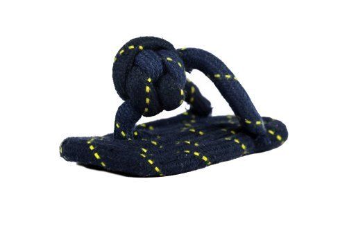 100% Cotton Washable Dog Cute Handmade Rope Chewing Toy With Navy Blue Color
