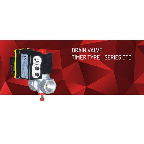 230V Ac/50Hz/1 Ph Ctd Series Timer Type Drain Valve (Operating Temperature 0-70 Degree C) Application: Industrial