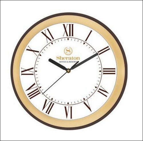 Analog Display Modern Designer Promotional Plastic Wall Clock For Decoration, 9.75" - 11.25"