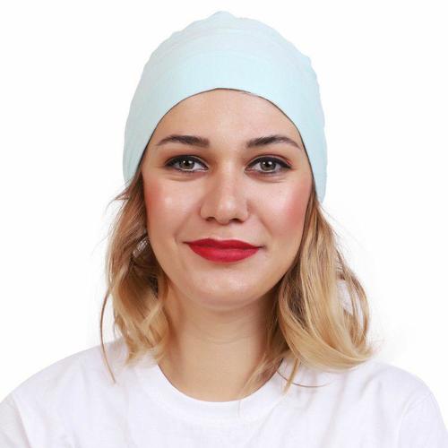 Baby Blue Chemo Therapy Headwraps Beanies Cancer Caps