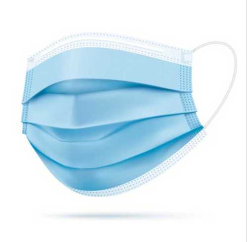 Disposable Non Woven 3 Ply Face Mask with Nose Pin and Ultrasonic Punch