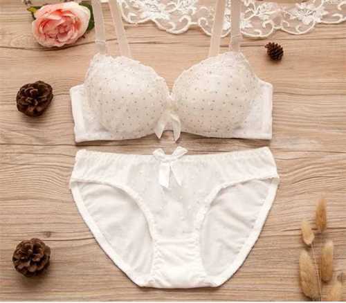 Machine Made White Cotton Hosiery Plain And Printed Women Panty Bra Set  Size: S To Xl at Best Price in Nalasopara