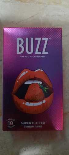 Transparent Personal Use Super Dotted Buzz Premium Condoms For Male Use Only