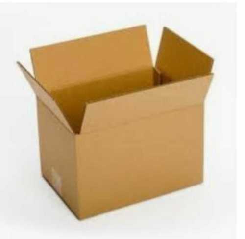 Paper Rectangular Plain Brown Tile Packaging Corrugated Box With Heavy Load Capacity 