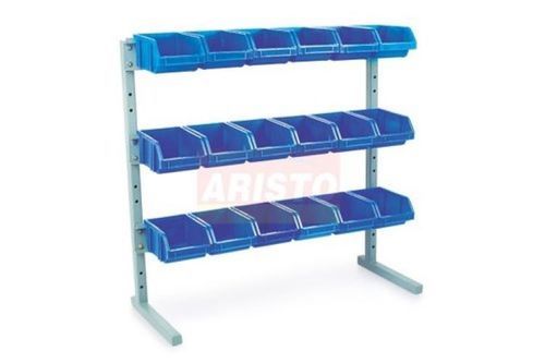 Supreme Solid Style Rectangular Different Capacity Blue Plastic Storage Bins