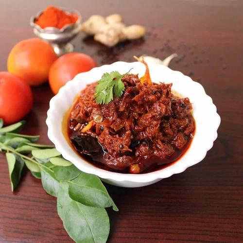 Sweet And Salty Tomato Pickle Used In Home, Hotel And Restaurant By CHINMAYI FOODS