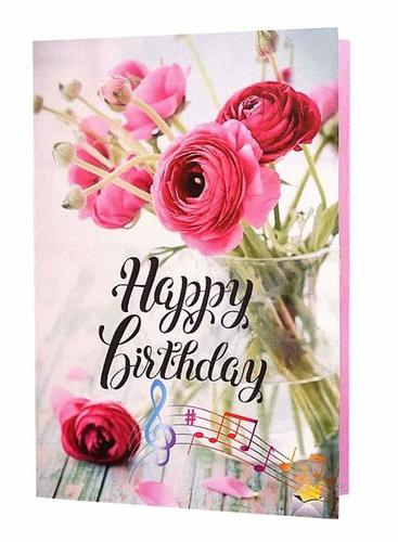 Ttc - Musical Sound Birthday Greeting Singing Card For Father, Husband And Loved Ones