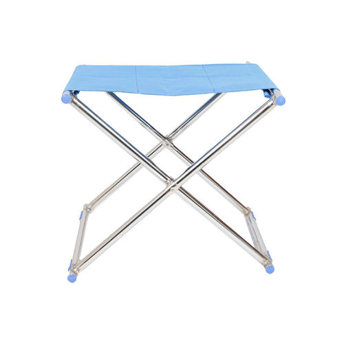 Comes In Various Colors Aluminium And Nylon Body Fold Able Type Stool For Picnic And Outdoor Garden Restaurants 