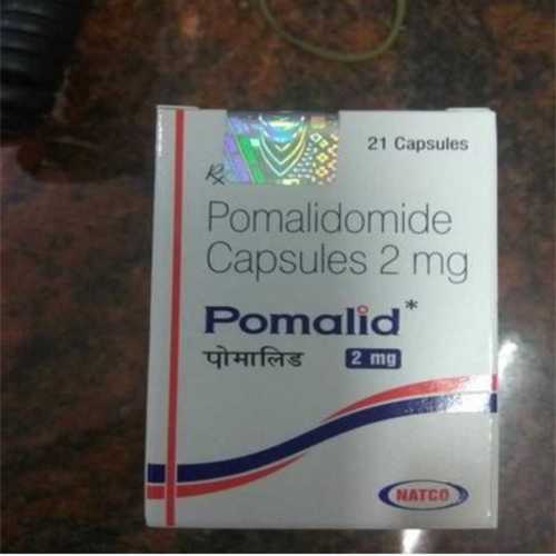 Clinical And Hospital Use 2 Mg Pomalidomide Capsules, 21 Capsule Per Packing  Ingredients: Natural Yeast