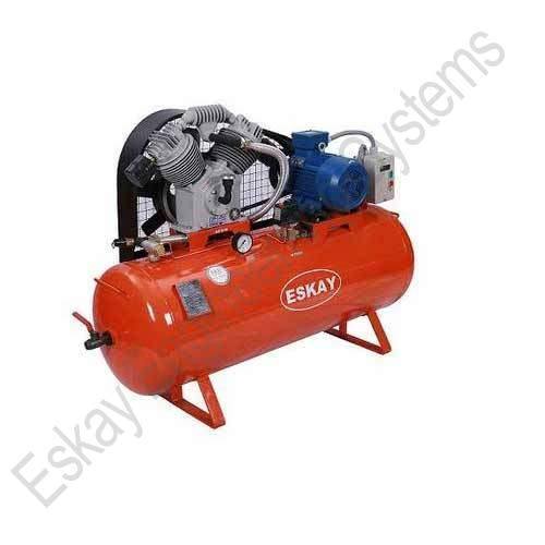 Lubricated Easily Operate Color Coated Dental Air Compressor (Tank Capacity 35 To 70 Liters)