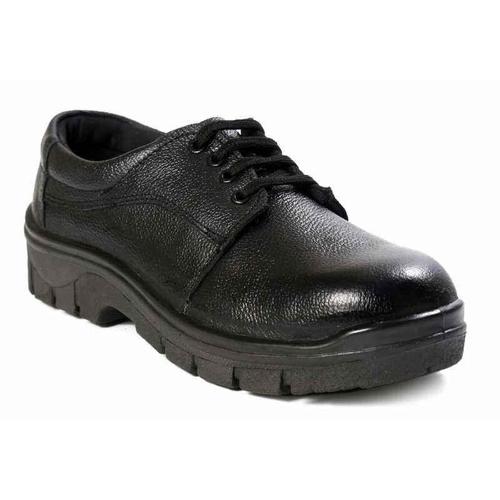 Mens Lace Up Steel Toe Leather Safety Shoe For Construction Sites