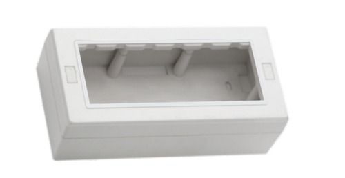 MODULAR SURFACE GANG BOX WHITE 6M