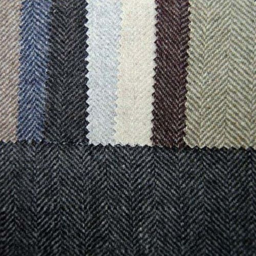 Colourfastness Multi Colors Skin Friendly Soft And Highly Comfortable Herringbone Tweed Fabric For Making Dress