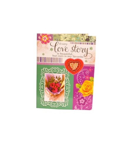 Singing Greeting Card - Eco-Friendly High Quality Paper, 21x14.5 cm | Multi-Color Love Theme for Valentine's Day