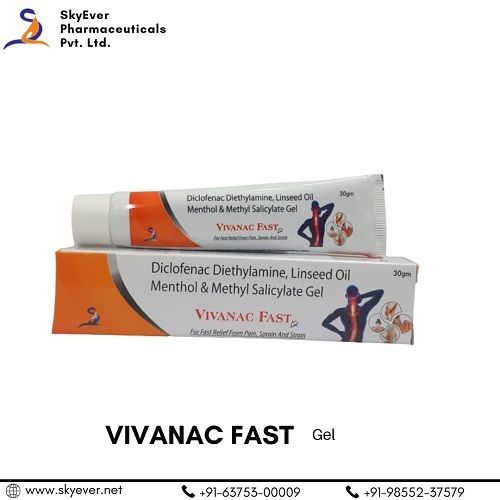 Vivanac Fast Gel दर्द, मोच और तनाव से तेजी से राहत देता है