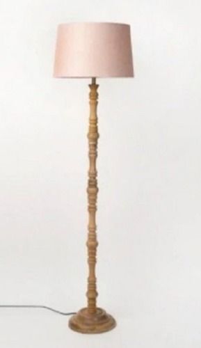 Brown 10.5X10.5X8.2 Inches Antique Decoration Led Wooden Floor Lamp